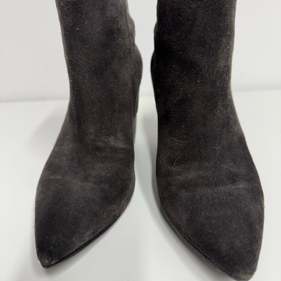 Sigerson Morrison Pointed Toe Brown Suede Boots Size 6.5 - Picture 10 of 13